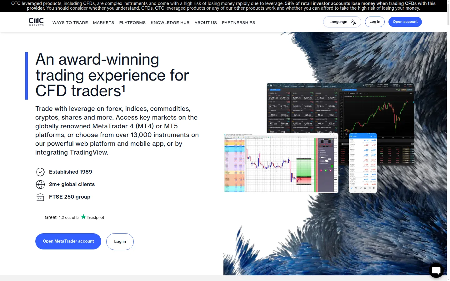CMC Markets screenshot