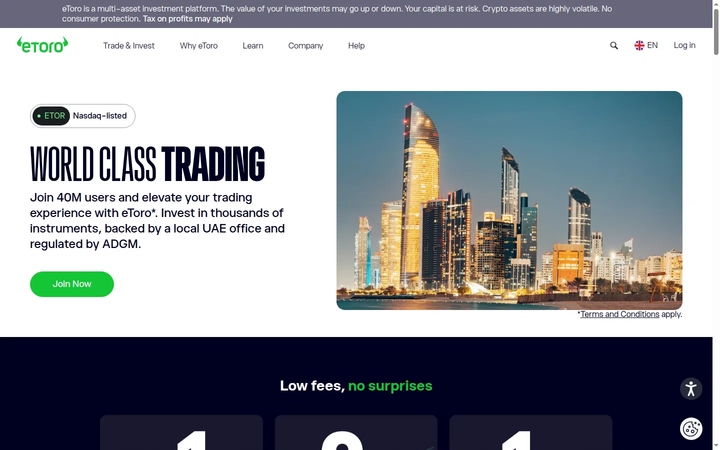 eToro screenshot